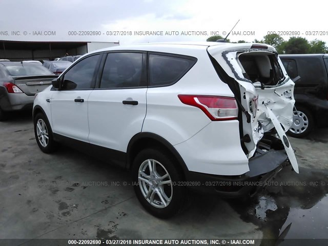 1FMCU0F79DUD09823 - 2013 FORD ESCAPE S WHITE photo 3