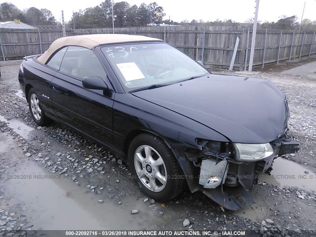 2T1FF28P5YC384106 - 2000 TOYOTA CAMRY SOLARA SE/SLE შავი ფოტო 1