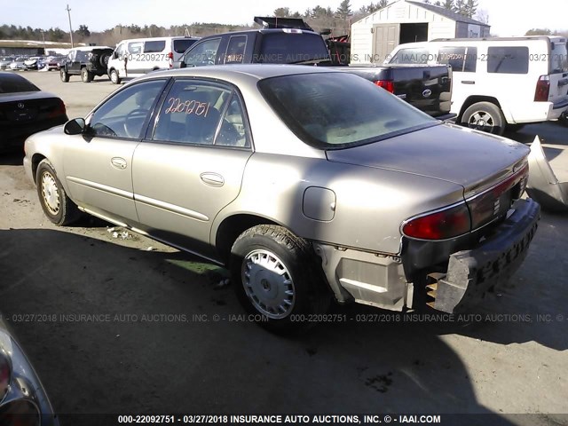 2G4WS52J831175849 - 2003 BUICK CENTURY CUSTOM TAN photo 3