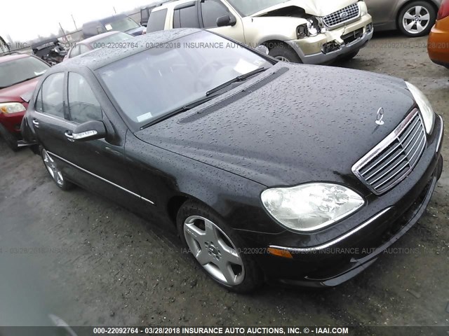 WDBNG84J94A392283 - 2004 MERCEDES-BENZ S 500 4MATIC BLACK photo 1