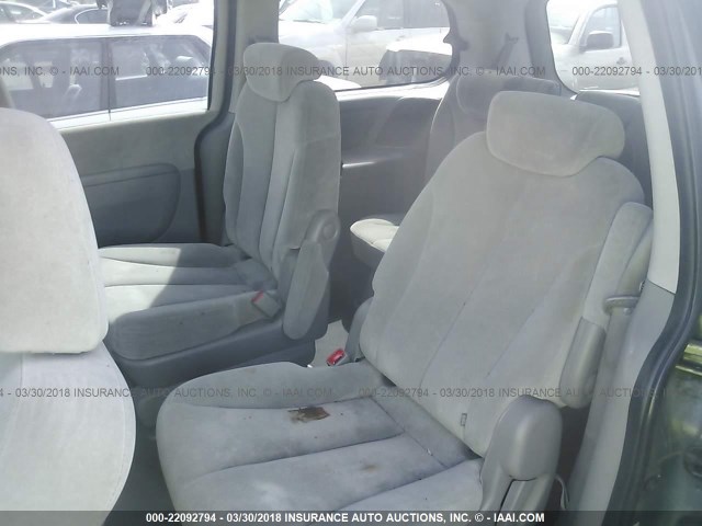 KNDMB233086195197 - 2008 KIA SEDONA EX/LX GRAY photo 8