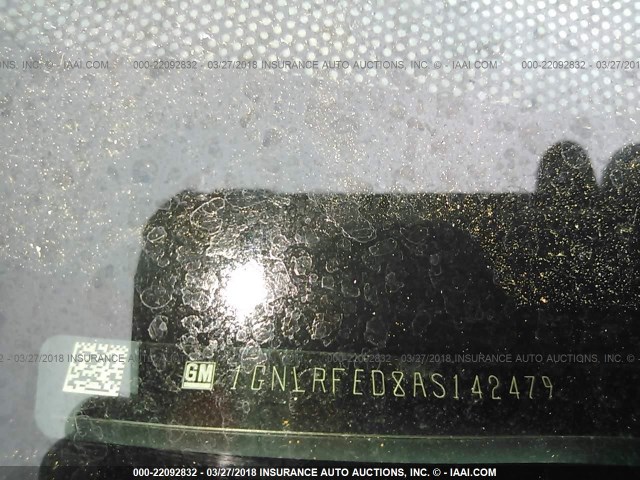 1GNLRFED8AS142479 - 2010 CHEVROLET TRAVERSE LT BURGUNDY photo 9