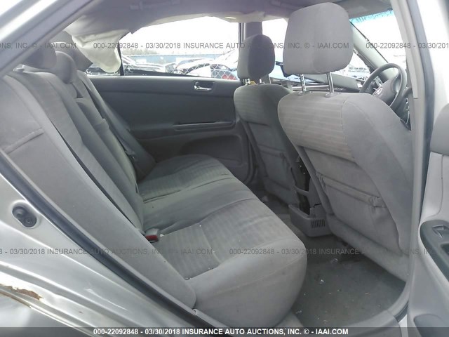 4T1BE30K05U019317 - 2005 TOYOTA CAMRY LE/XLE/SE 银色 照片 8