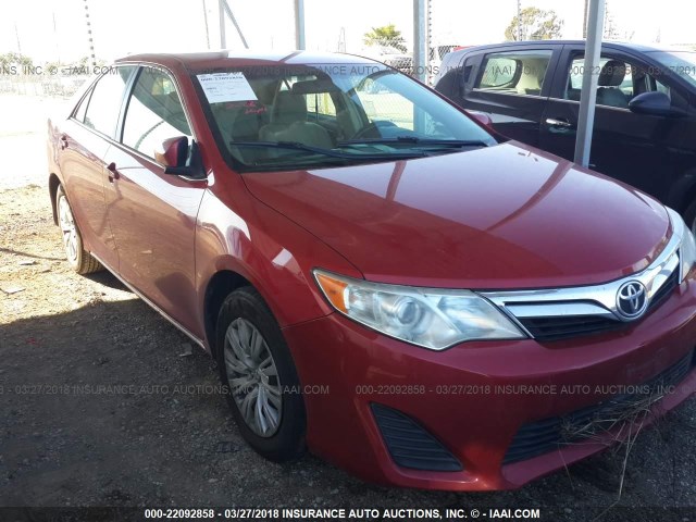 4T1BF1FK8EU826838 - 2014 TOYOTA CAMRY L/SE/LE/XLE 红色 照片 1