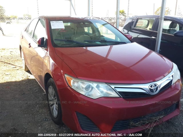 4T1BF1FK8EU826838 - 2014 TOYOTA CAMRY L/SE/LE/XLE RED photo 6
