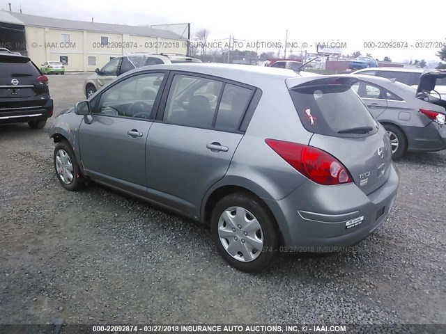 3N1BC1CP7BL496454 - 2011 NISSAN VERSA S/SL SILVER photo 3