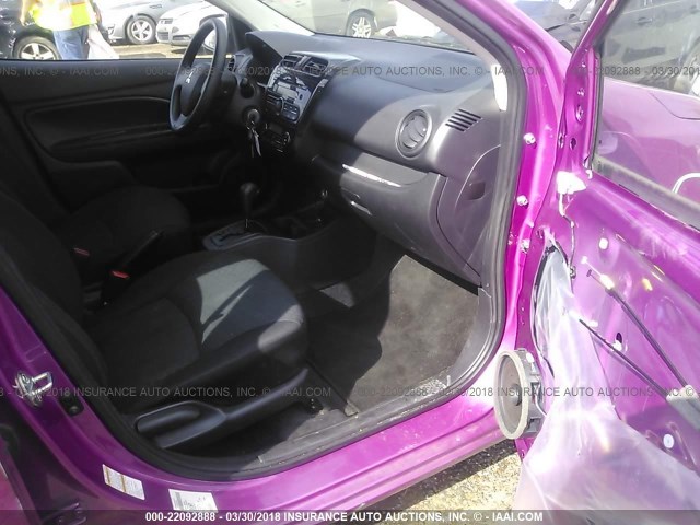 ML32A3HJ5FH058204 - 2015 MITSUBISHI MIRAGE DE PINK photo 5