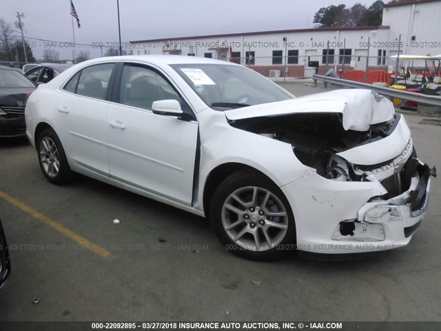 1G11C5SL7EF158025 - 2014 CHEVROLET MALIBU 1LT WHITE photo 1