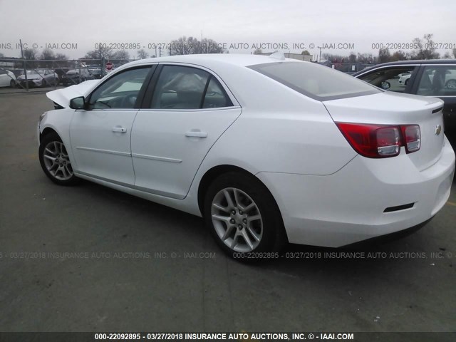 1G11C5SL7EF158025 - 2014 CHEVROLET MALIBU 1LT WHITE photo 3