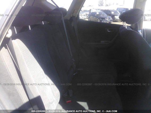 JN8AZ08T96W402781 - 2006 NISSAN MURANO SL/SE/S SILVER photo 8