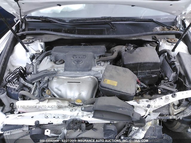 4T4BF1FK0ER441361 - 2014 TOYOTA CAMRY L/SE/LE/XLE 白色 照片 10