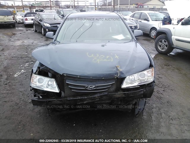 5NPEU46C99H498198 - 2009 HYUNDAI SONATA SE/LIMITED BLUE photo 10