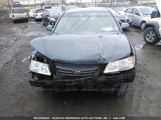 5NPEU46C99H498198 - 2009 HYUNDAI SONATA SE/LIMITED BLUE photo 6