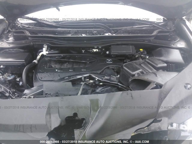 5FRYD4H49GB042294 - 2016 ACURA MDX TECHNOLOGY GRAY photo 10