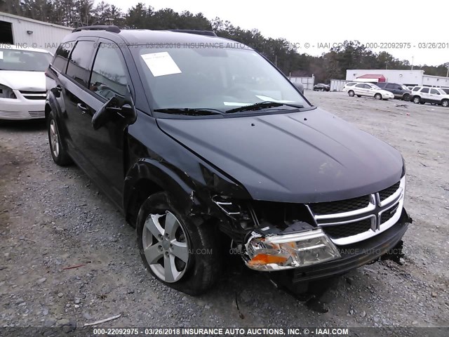 3C4PDCBG5CT387540 - 2012 DODGE JOURNEY SXT BLACK photo 1