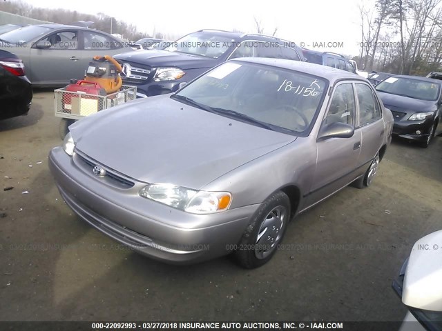 1NXBR12E6YZ403316 - 2000 TOYOTA COROLLA VE/CE/LE 金色 照片 2