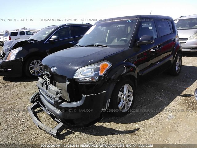 KNDJT2A20B7259573 - 2011 KIA SOUL +/!/SPORT BLACK photo 2