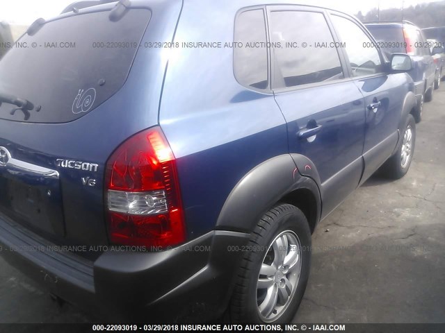 KM8JN12D46U316218 - 2006 HYUNDAI TUCSON GLS/LIMITED 蓝色 照片 4
