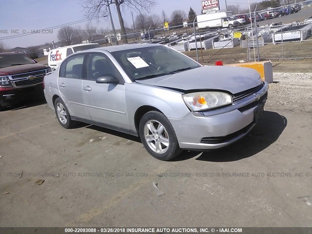 1G1ZT54845F191849 - 2005 CHEVROLET MALIBU LS ვერცხლისფერი ფოტო 1