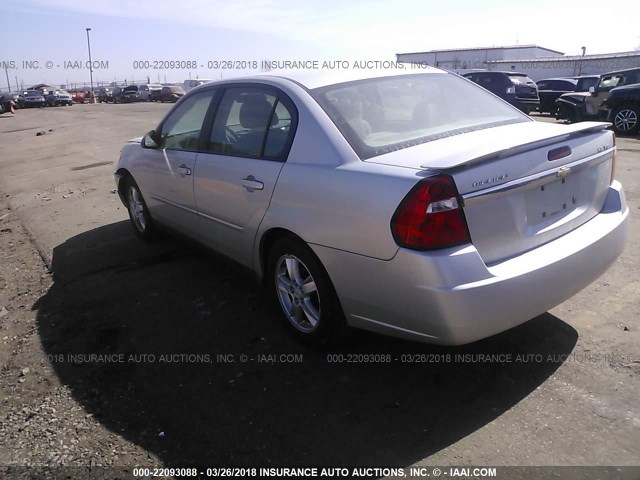 1G1ZT54845F191849 - 2005 CHEVROLET MALIBU LS ვერცხლისფერი ფოტო 3