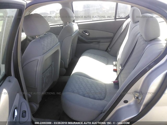 1G1ZT54845F191849 - 2005 CHEVROLET MALIBU LS ვერცხლისფერი ფოტო 8