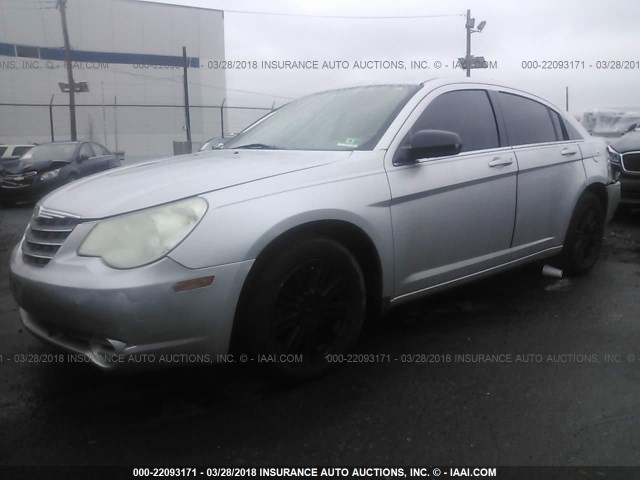 1C3LC56K18N118507 - 2008 CHRYSLER SEBRING TOURING SILVER photo 2