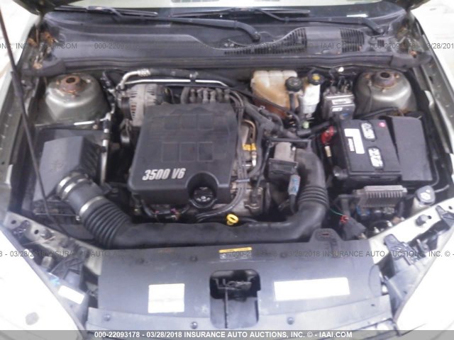 1G1ZT62815F317674 - 2005 CHEVROLET MALIBU MAXX LS GREEN photo 10