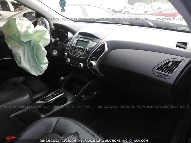 KM8JUCAC5CU542058 - 2012 HYUNDAI TUCSON GLS/LIMITED BLACK photo 5