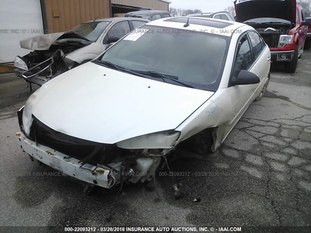 1G2ZG57N184309521 - 2008 PONTIAC G6 SE WHITE photo 2