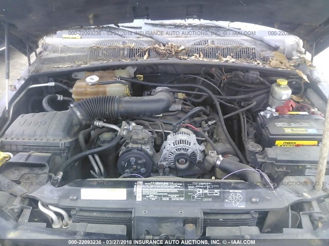 1J4GL48K64W326191 - 2004 JEEP LIBERTY SPORT 黑色 照片 10