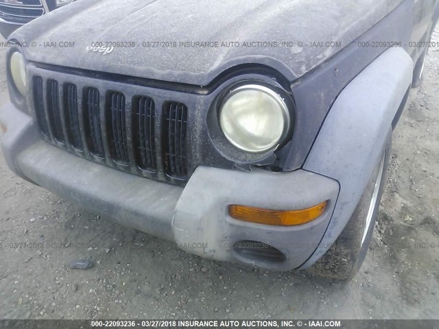 1J4GL48K64W326191 - 2004 JEEP LIBERTY SPORT 黑色 照片 6