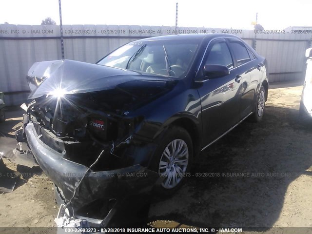 4T4BF1FK5CR207892 - 2012 TOYOTA CAMRY SE/LE/XLE Dark Blue photo 2