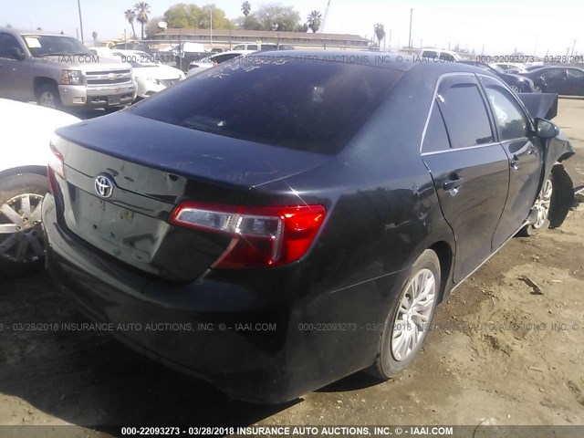 4T4BF1FK5CR207892 - 2012 TOYOTA CAMRY SE/LE/XLE Dark Blue photo 4
