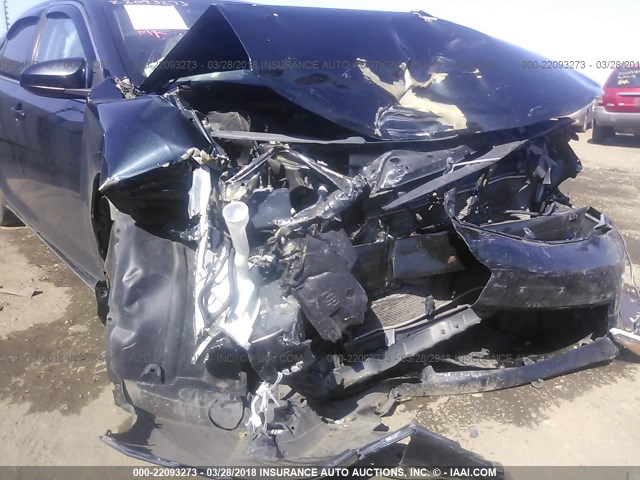 4T4BF1FK5CR207892 - 2012 TOYOTA CAMRY SE/LE/XLE Dark Blue photo 6