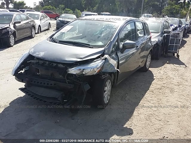 3N1CE2CP9GL369426 - 2016 NISSAN VERSA NOTE S/S PLUS/SV/SL/SR GRAY photo 2