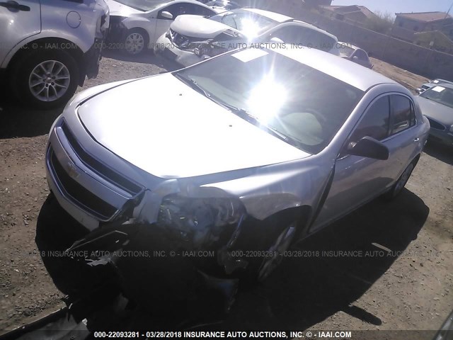 1G1ZG57K794245206 - 2009 CHEVROLET MALIBU LS 银色 照片 2