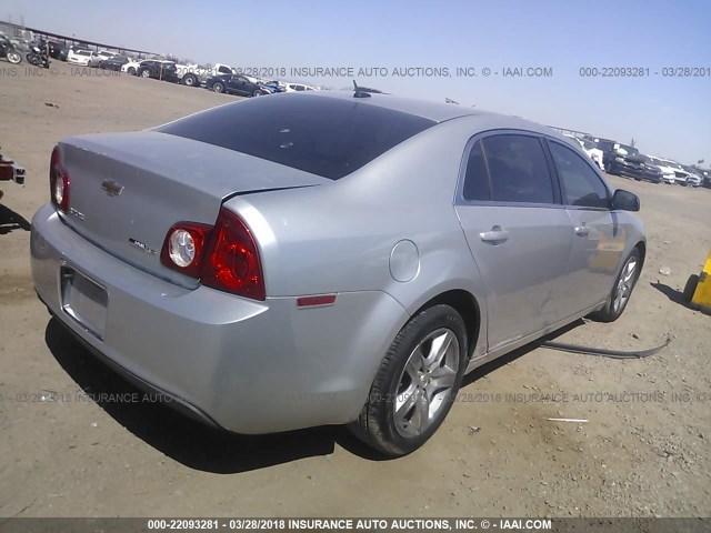 1G1ZG57K794245206 - 2009 CHEVROLET MALIBU LS 银色 照片 4