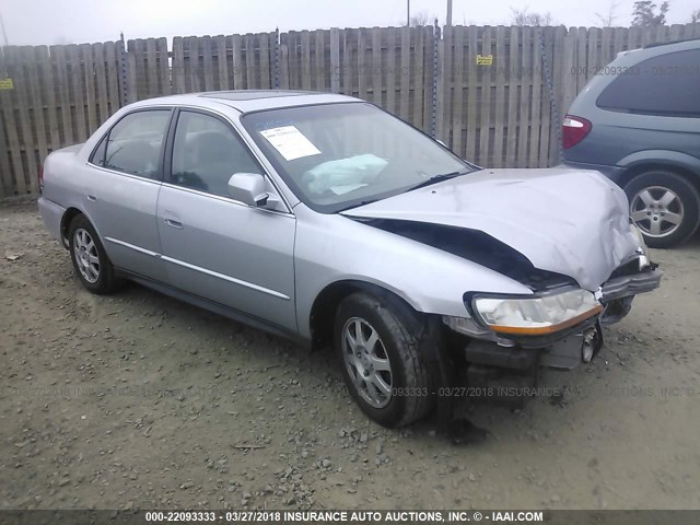 1HGCG66852A153464 - 2002 HONDA ACCORD EX/SE SILVER photo 1