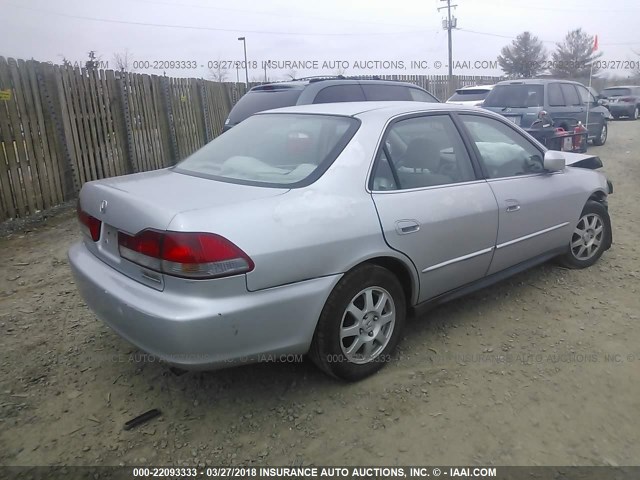 1HGCG66852A153464 - 2002 HONDA ACCORD EX/SE SILVER photo 4