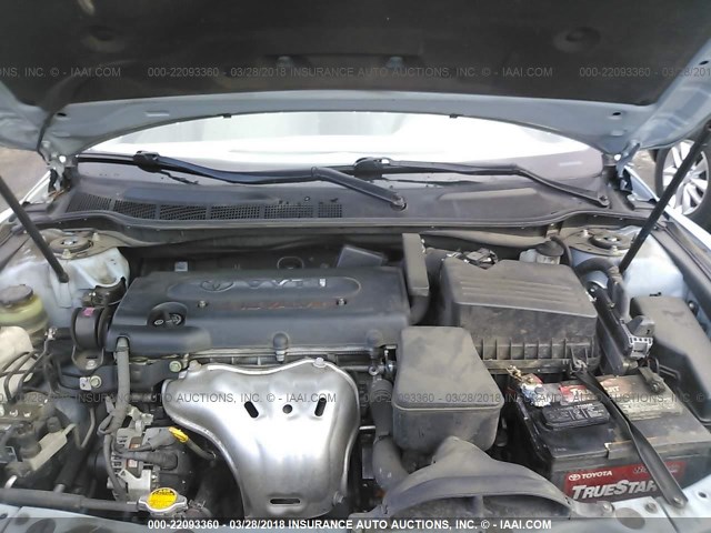 4T1BE46K77U654762 - 2007 TOYOTA CAMRY NEW GENERAT CE/LE/XLE/SE Light Blue photo 10