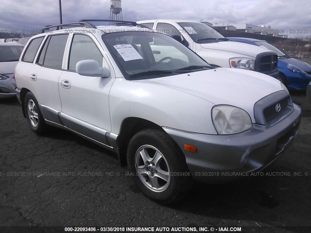 KM8SC73D32U311954 - 2002 HYUNDAI SANTA FE GLS/LX WHITE photo 1