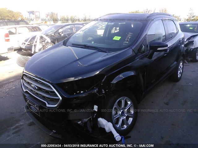 MAJ3P1TE5JC185299 - 2018 FORD ECOSPORT SE BLACK photo 6