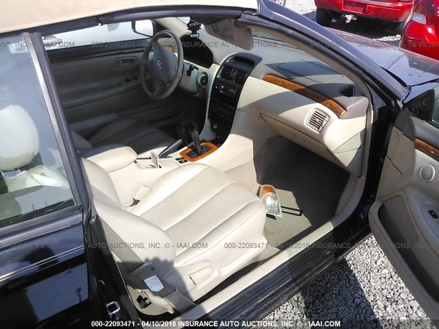 2T1FF28P32C597739 - 2002 TOYOTA CAMRY SOLARA SE/SLE შავი ფოტო 5