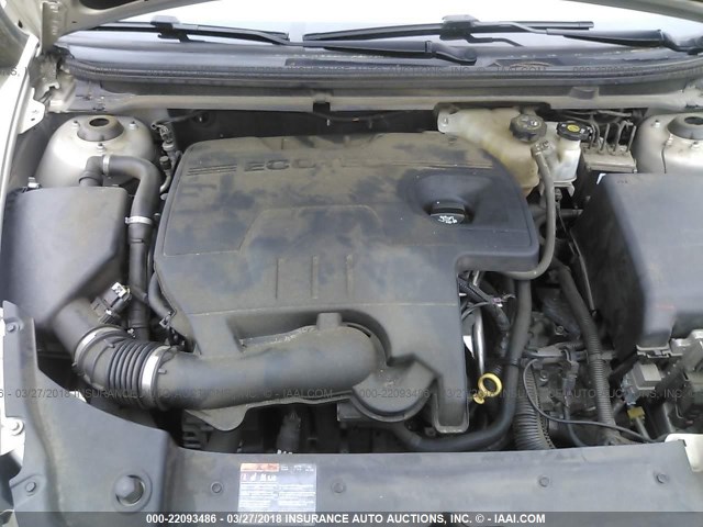 1G1ZC5E04CF291777 - 2012 CHEVROLET MALIBU 1LT 米色 照片 10