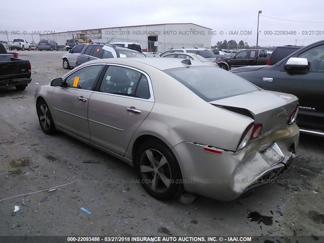 1G1ZC5E04CF291777 - 2012 CHEVROLET MALIBU 1LT 米色 照片 3