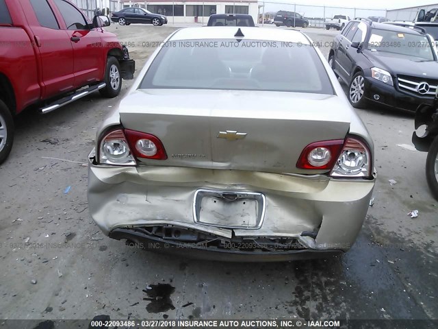 1G1ZC5E04CF291777 - 2012 CHEVROLET MALIBU 1LT 米色 照片 6