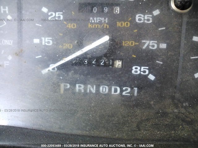 1FTCR14X7MTA27572 - 1991 FORD RANGER SUPER CAB BLACK photo 7