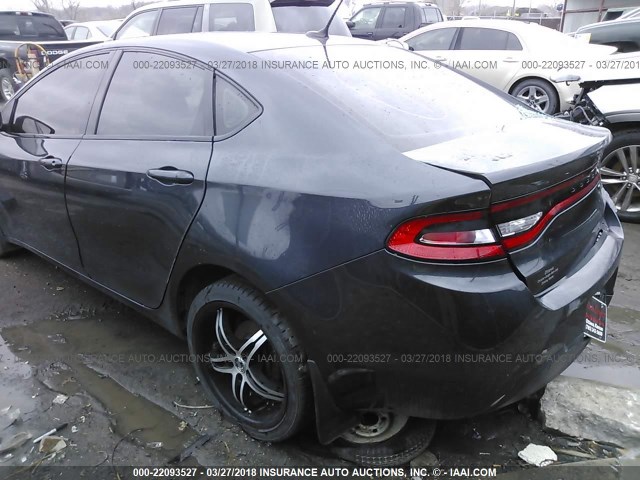 1C3CDFBB2ED903581 - 2014 DODGE DART SXT Dark Blue photo 3