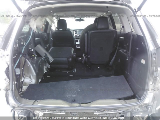 5TDKKRFH6GS505441 - 2016 TOYOTA HIGHLANDER XLE ნაცრისფერი ფოტო 8