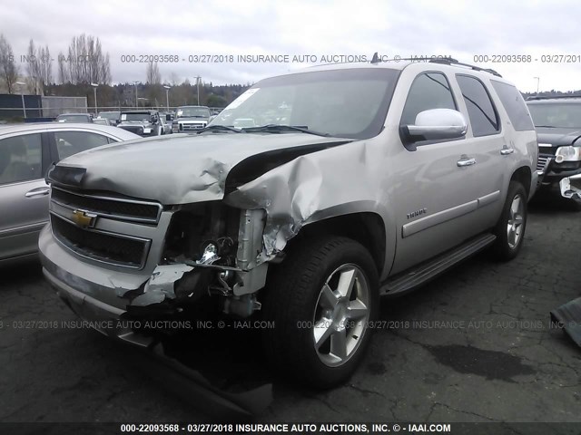 1GNFK13037R202527 - 2007 CHEVROLET TAHOE K1500 BEIGE photo 2